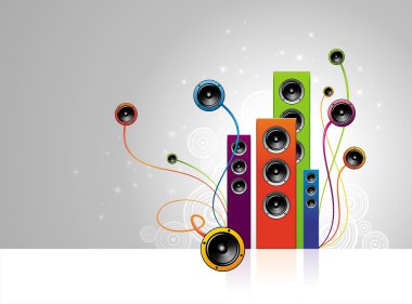 Loudspeakers clipart