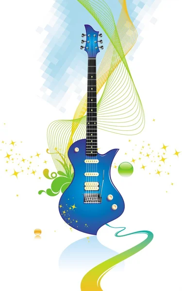 Electro guitar — Stock Vector