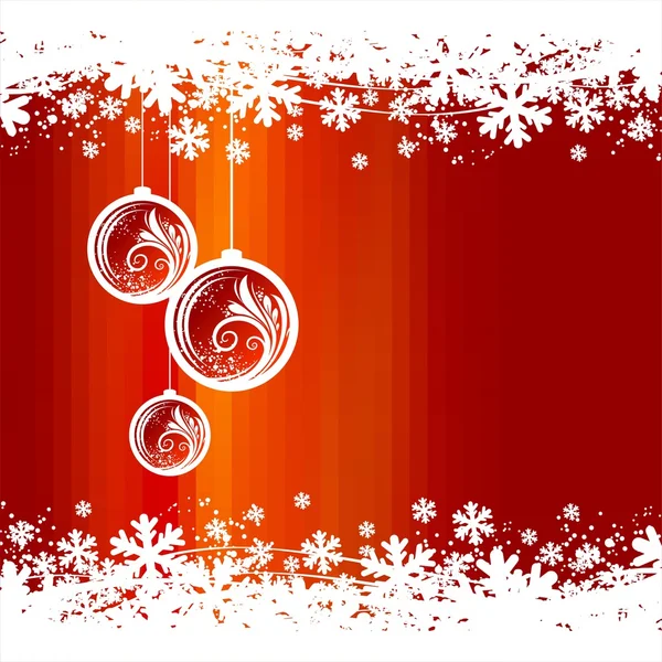 Jouets de Noël & flocons de neige — Image vectorielle