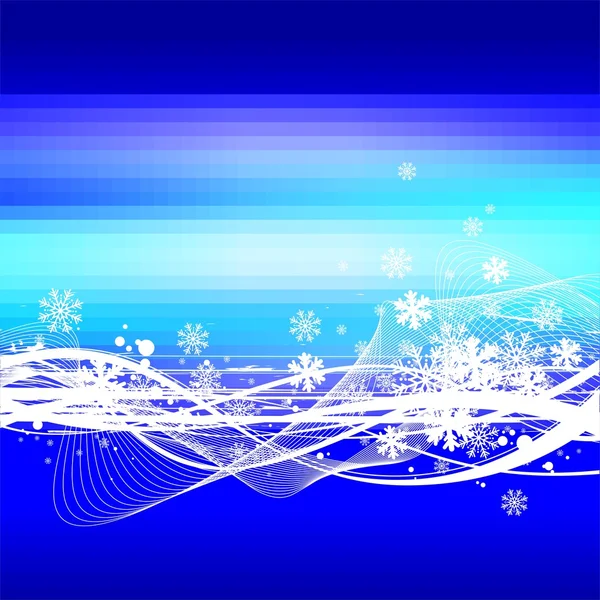 Tempête de neige — Image vectorielle