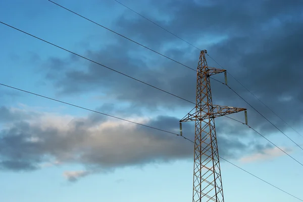 stock image Hight voltage line