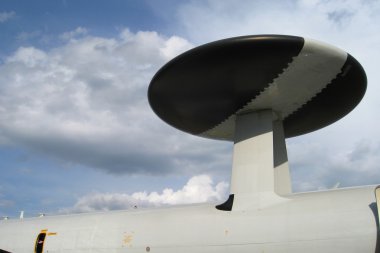 AWACS at airshow clipart