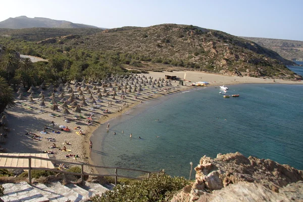 Vai beach på Kreta — Stockfoto