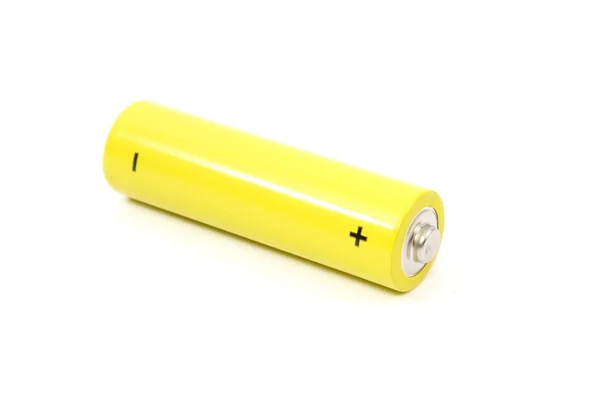 Жовтий акумулятор — стокове фото