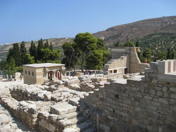 stock image Ruins of Knossos Palace