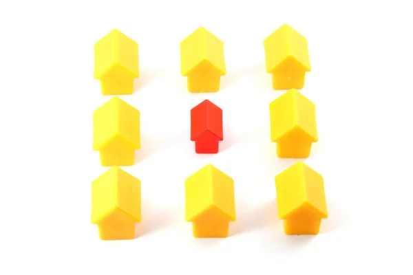Plastic houses — Stock Photo, Image