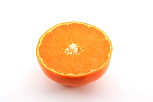 Un corte de mandarina naranja — Foto de Stock