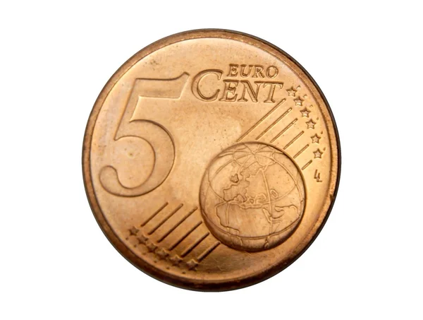 5 euro cent — Stock Photo, Image