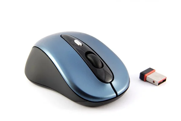Bezprzewodowa mysz komputerowa — Zdjęcie stockowe