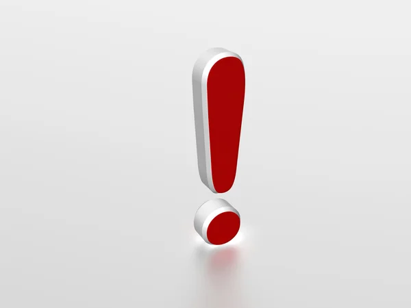 Exclamation sign — Stock Photo, Image