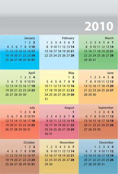 stock vector Simple calendar