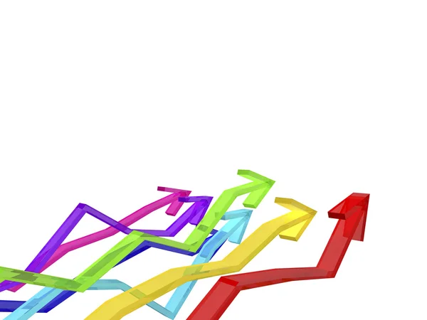 Colorful arrows — Stock Photo, Image