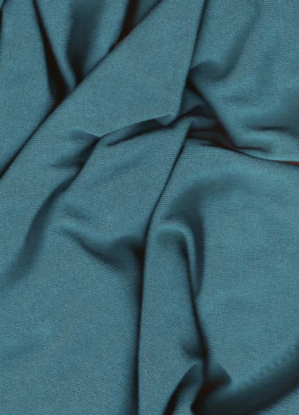 Turquoise fabric texture — Stock Photo, Image