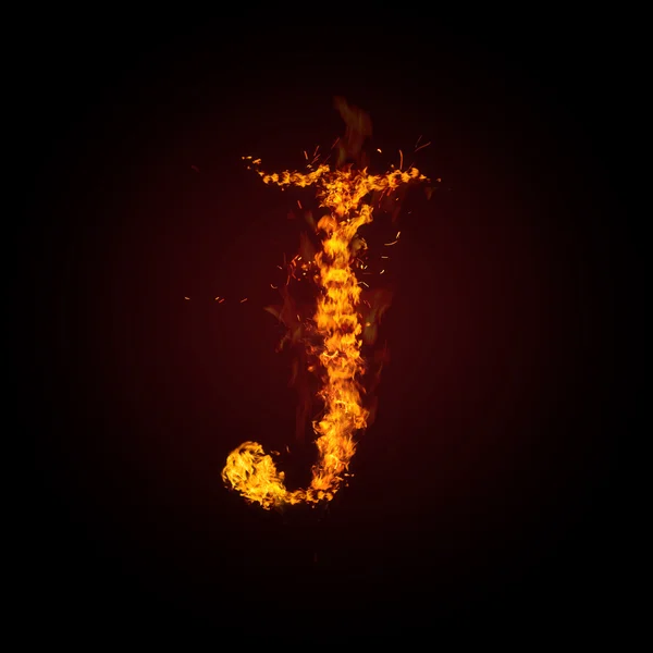 火的信 — 图库照片