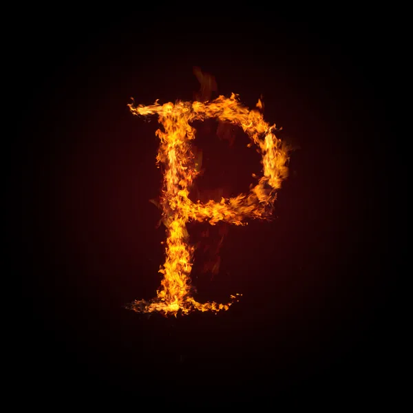 Yangın mektup — Stok fotoğraf