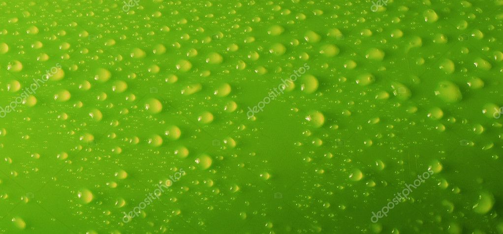 Green water drops background — Stock Photo © jakegfx #1713129