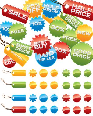 Vector badges clipart