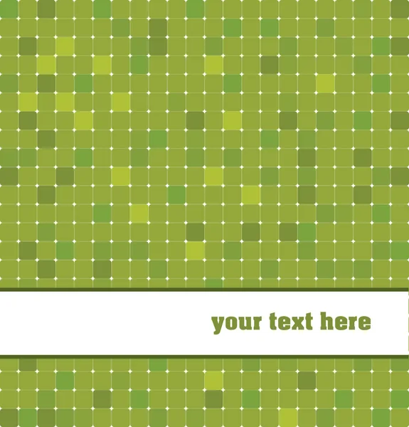Зеленый фон плитки — стоковый вектор