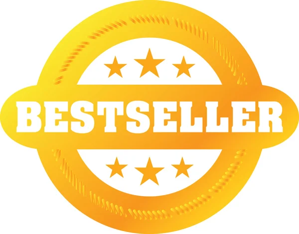 "Bestseller" -Label — Stockvektor