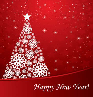 Christmas and New Year background clipart