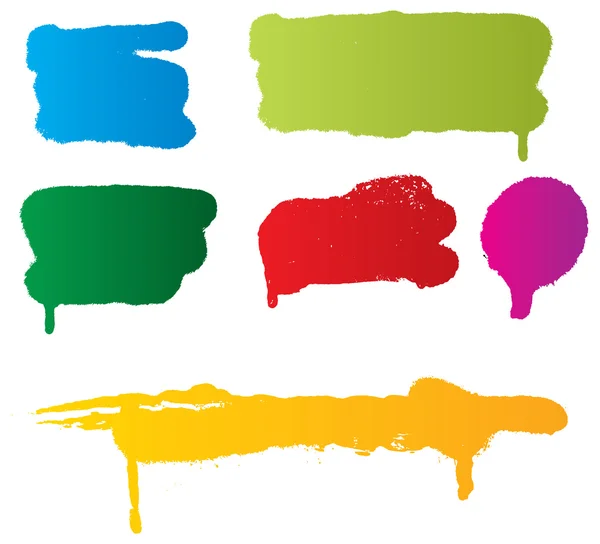 Grungy χρωματιστό πανό — Διανυσματικό Αρχείο