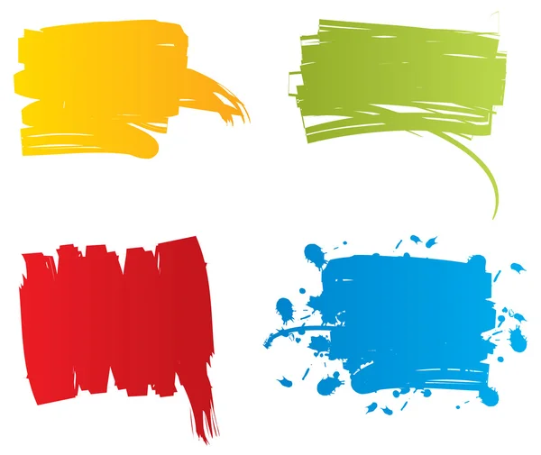 Grungy χρωματιστό πανό — Διανυσματικό Αρχείο