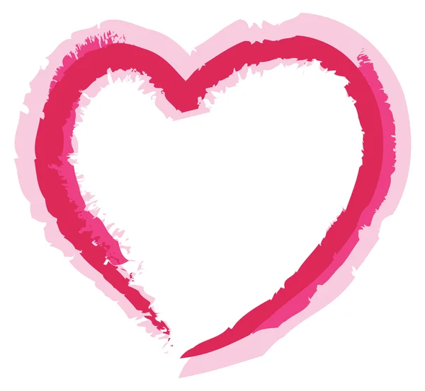 Coeur abstrait pour la Saint-Valentin — Image vectorielle