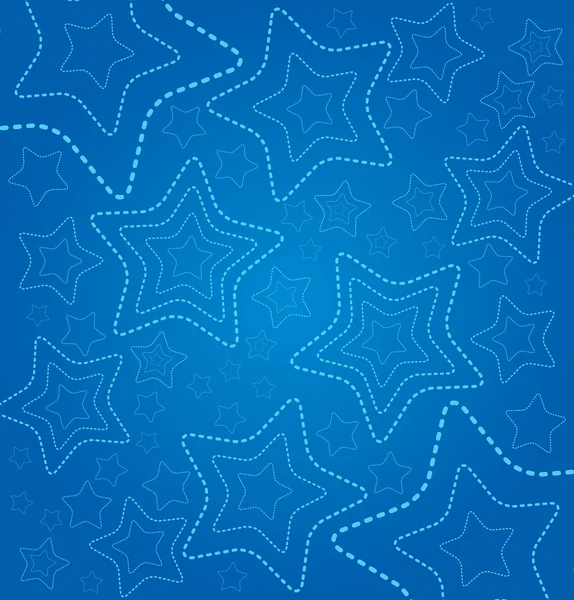 蓝底星群 — 图库矢量图片