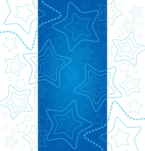 Blauer Hintergrund mit Sternen — Stockvektor