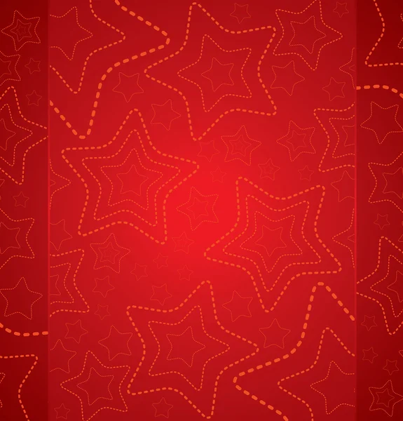 Yıldızlı kırmızı arkaplan — Stok Vektör