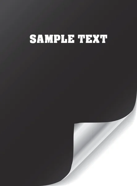 Papier vectoriel noir — Image vectorielle