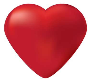 Vector editable heart clipart