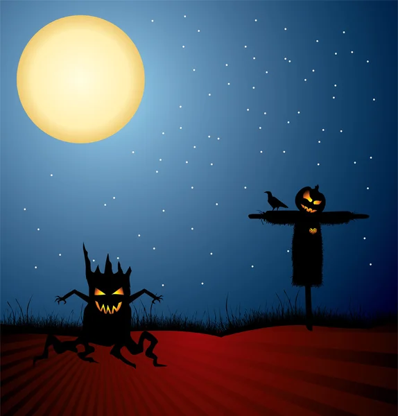Иллюстрация Хэллоуина — стоковый вектор