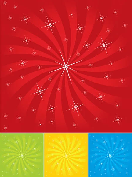 Milieux vectoriels colorés de Noël — Image vectorielle