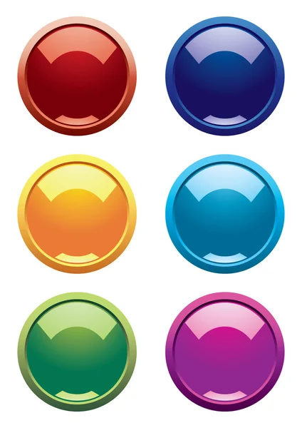 Globi colorati per il tuo sito — Vettoriale Stock