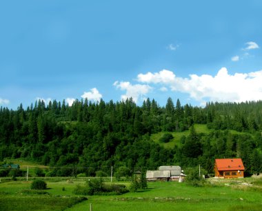 Dağlardaki köy