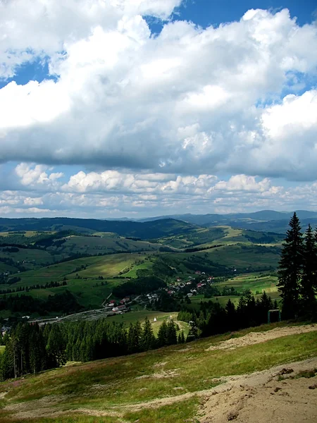 Panorama From Mountain Top — Stock Photo, Image