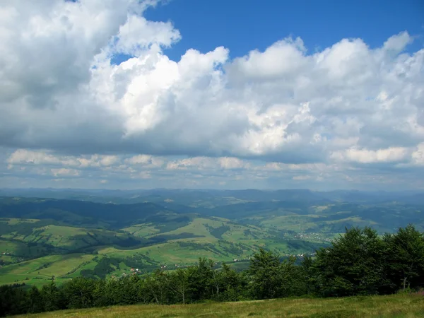 Panorama from mountain top — Stock Photo, Image