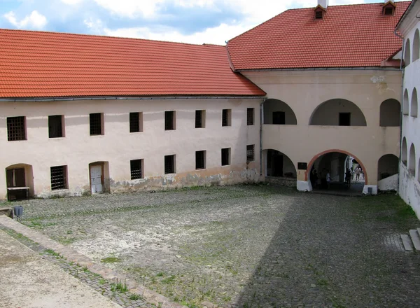 Innenhof im Schloss — Stockfoto