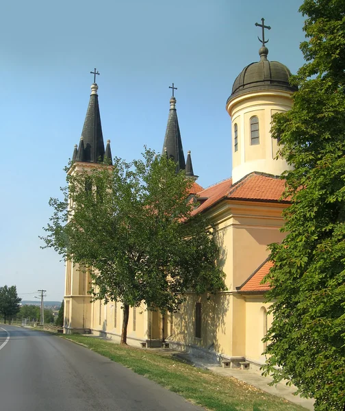 Wieś Kościół — Zdjęcie stockowe