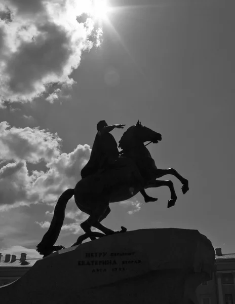 "brons horseman" — Stockfoto