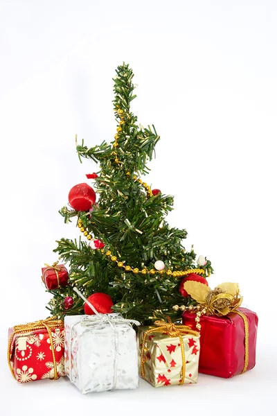Kerstboom met — Stockfoto