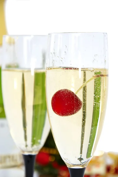 Brýle se šampaňským — Stock fotografie