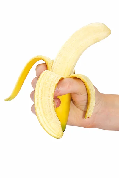 Plátano en mano —  Fotos de Stock