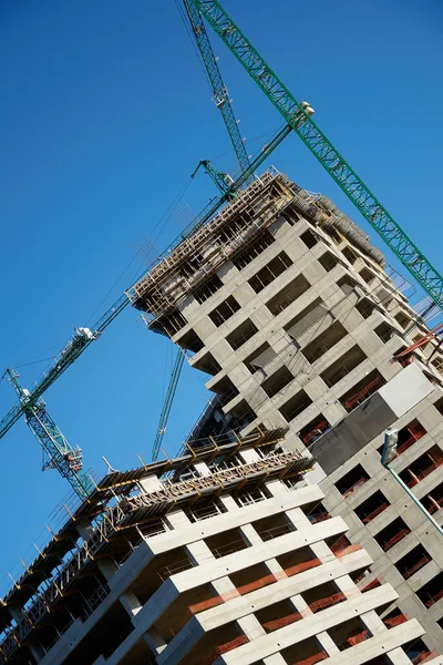 stock image Construction of buildings