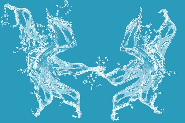Dans cijfers uit het water — Stockfoto