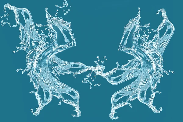 stock image Dance figures from the water