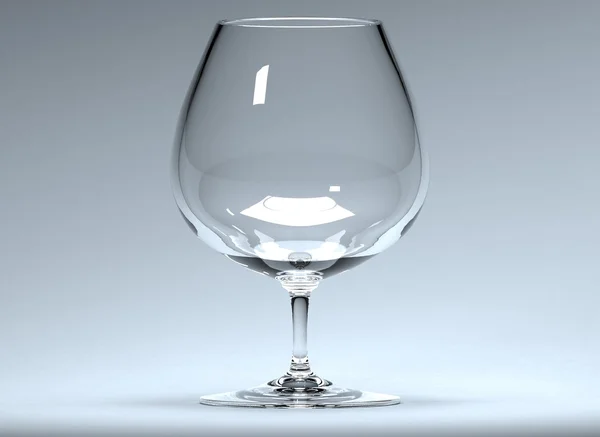 Склянка на білому фоні — стокове фото