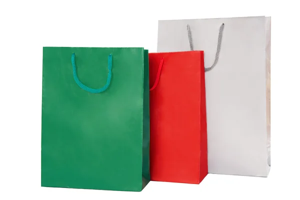 Üç alışveriş torbaları — Stok fotoğraf