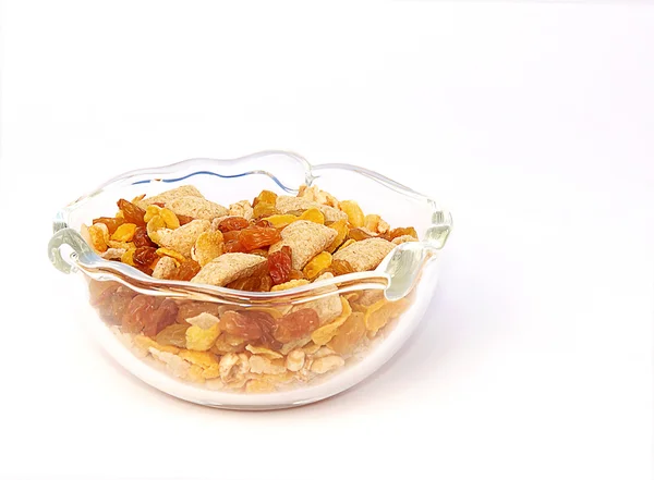 Plate with cereal — Stock Photo, Image